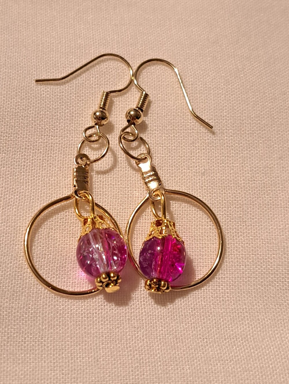 Barbie Themed Hoop Earrings